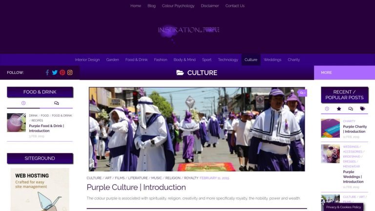 Inspiration is Purple Culture