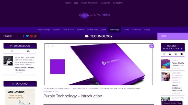 Inspiration is Purple Technology
