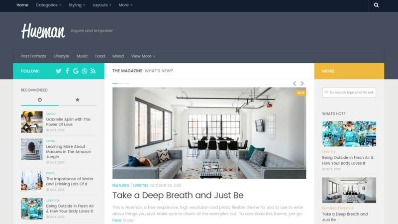 Hueman Theme